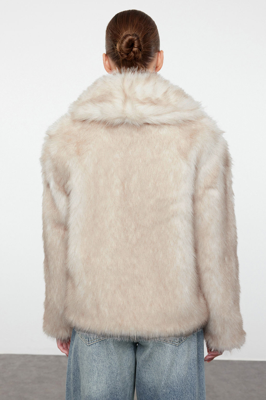 Ekru Regular Kal?p Kurk Mont TWOAW25MO00157 - Trendyolmilla фото 13