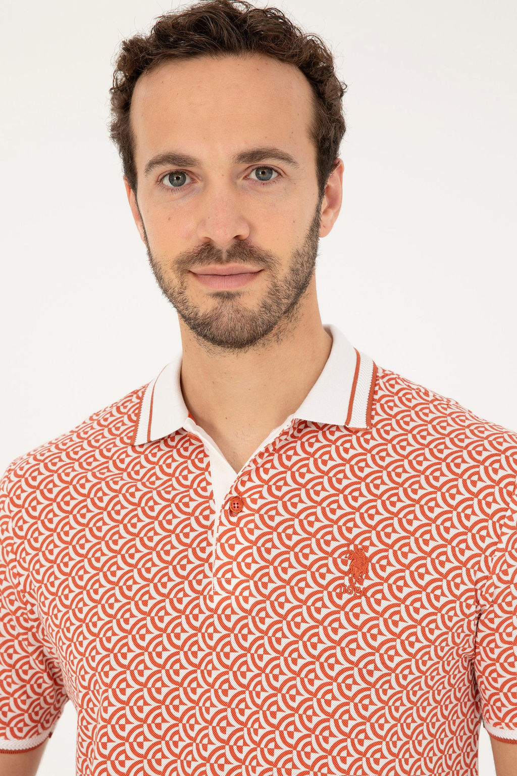 U. S. Polo Assn / Мужская футболка с пудрой - U.s. polo assn фото 9