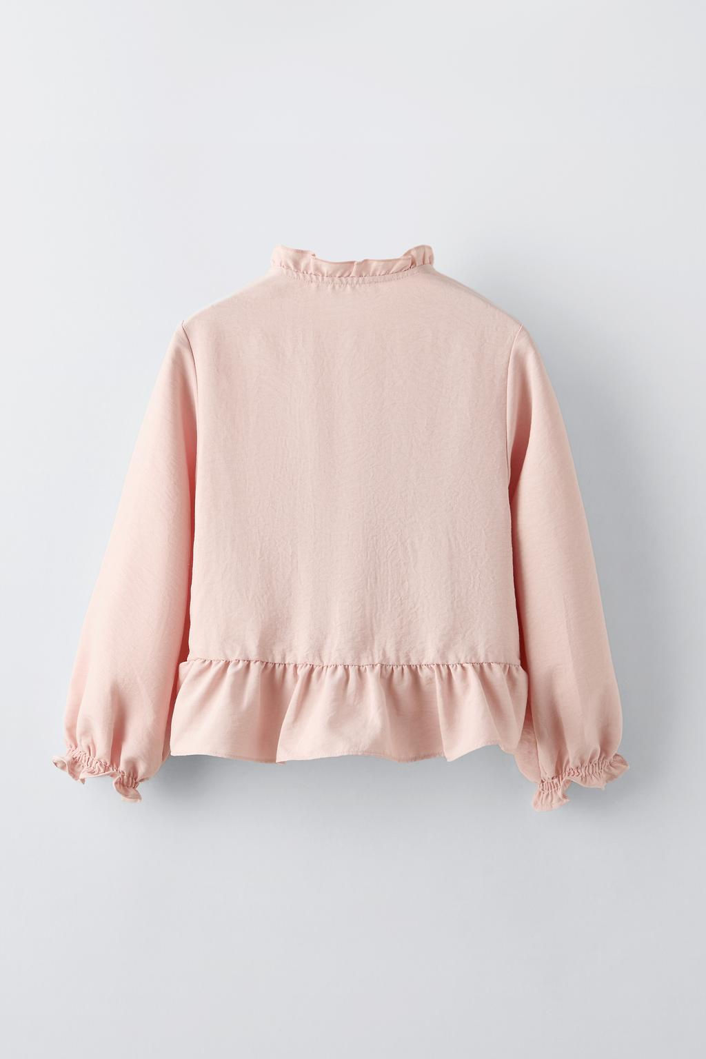 SHIRT WITH STRETCH DETAIL - Zara фото 4