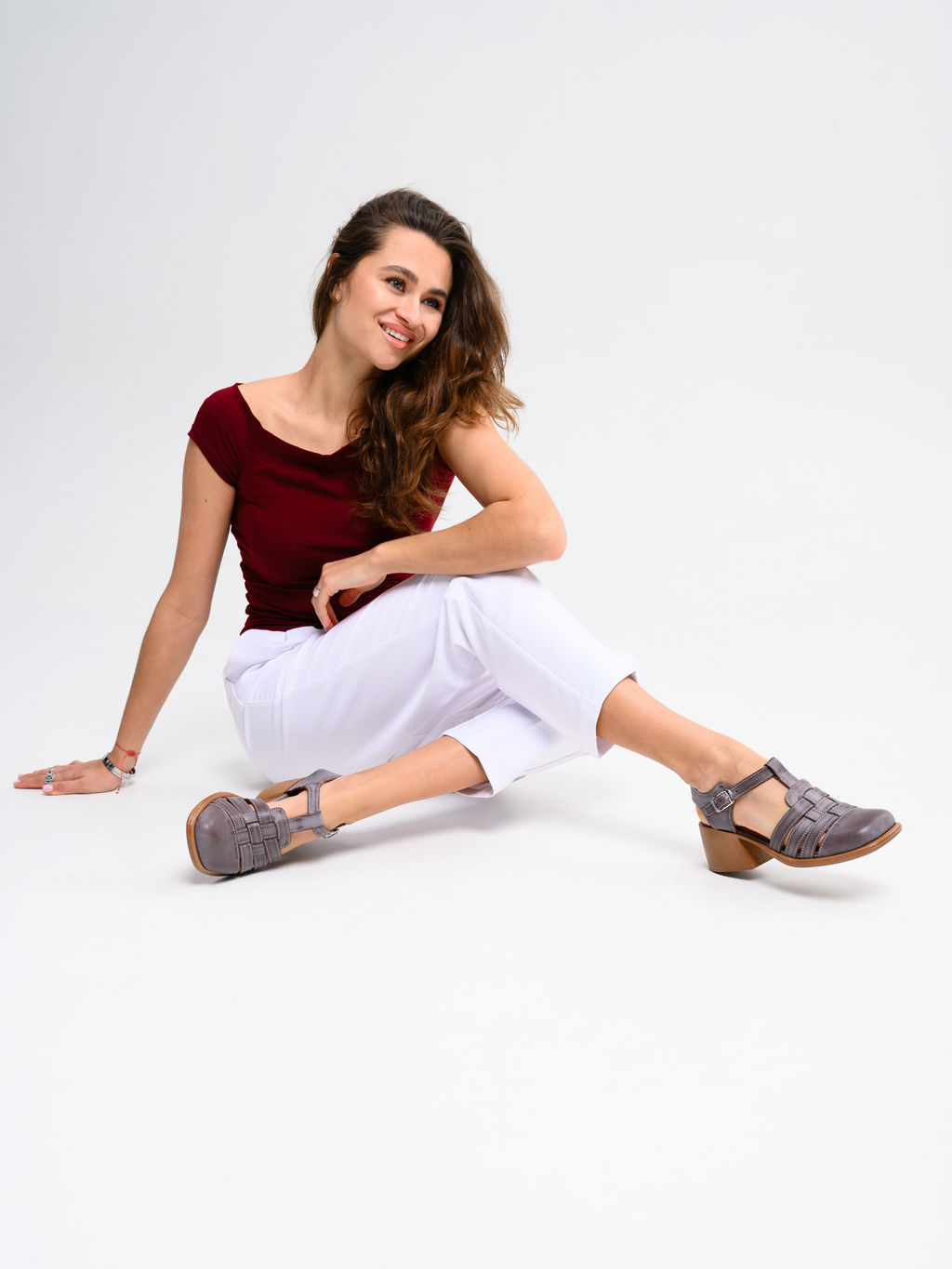 Босоножки 5035.23663bе.Вакса коричневый+коричневый