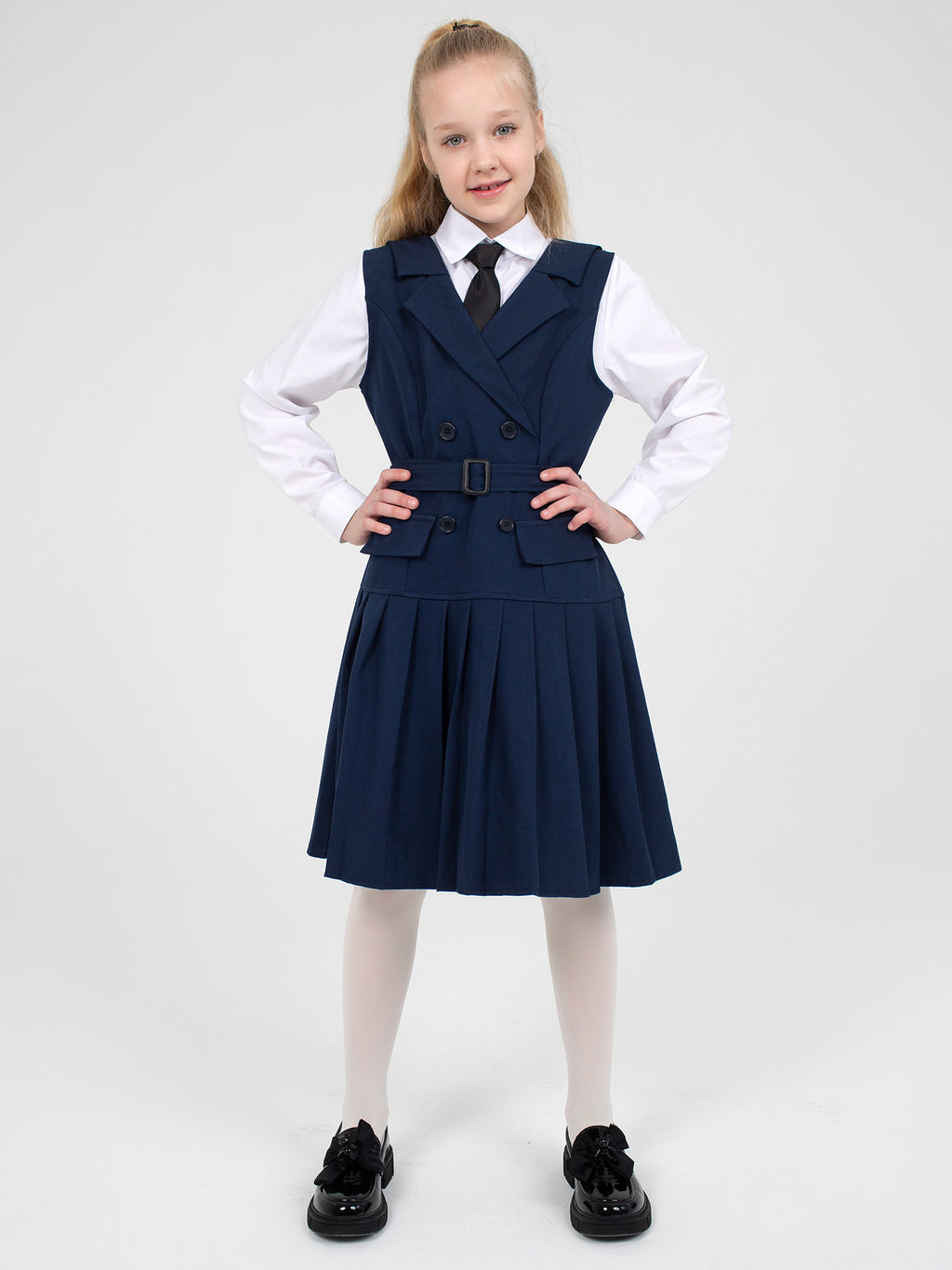 Сарафан для девочек СИНЯЯ МОДА