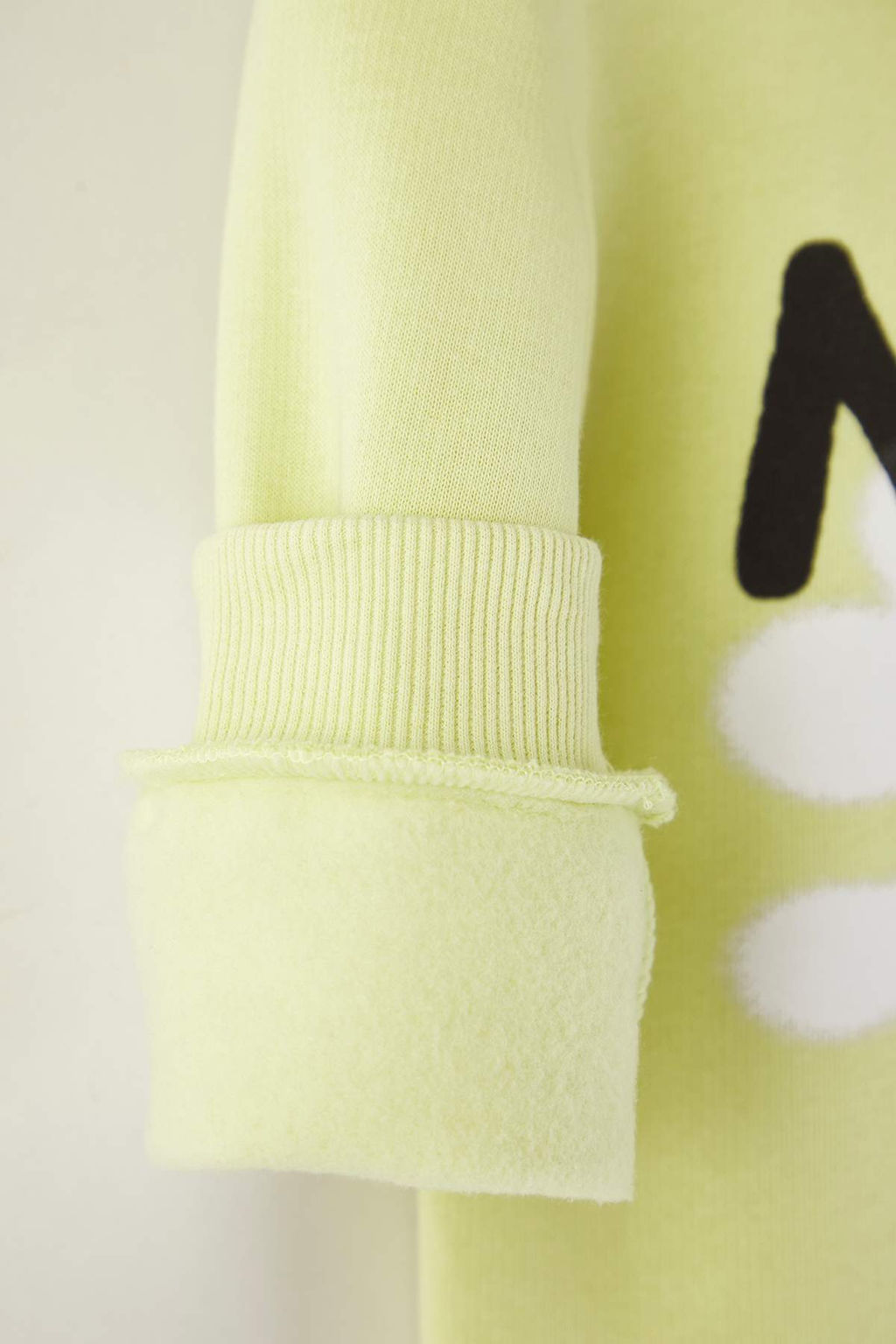 Sar? Pamuklu Bask?l? Kapusonlu Oversize Orme Kal?n/Ici Polarl? Unisex Sweatshirt TKDAW26SW00045 - Trendyolmilla фото 7