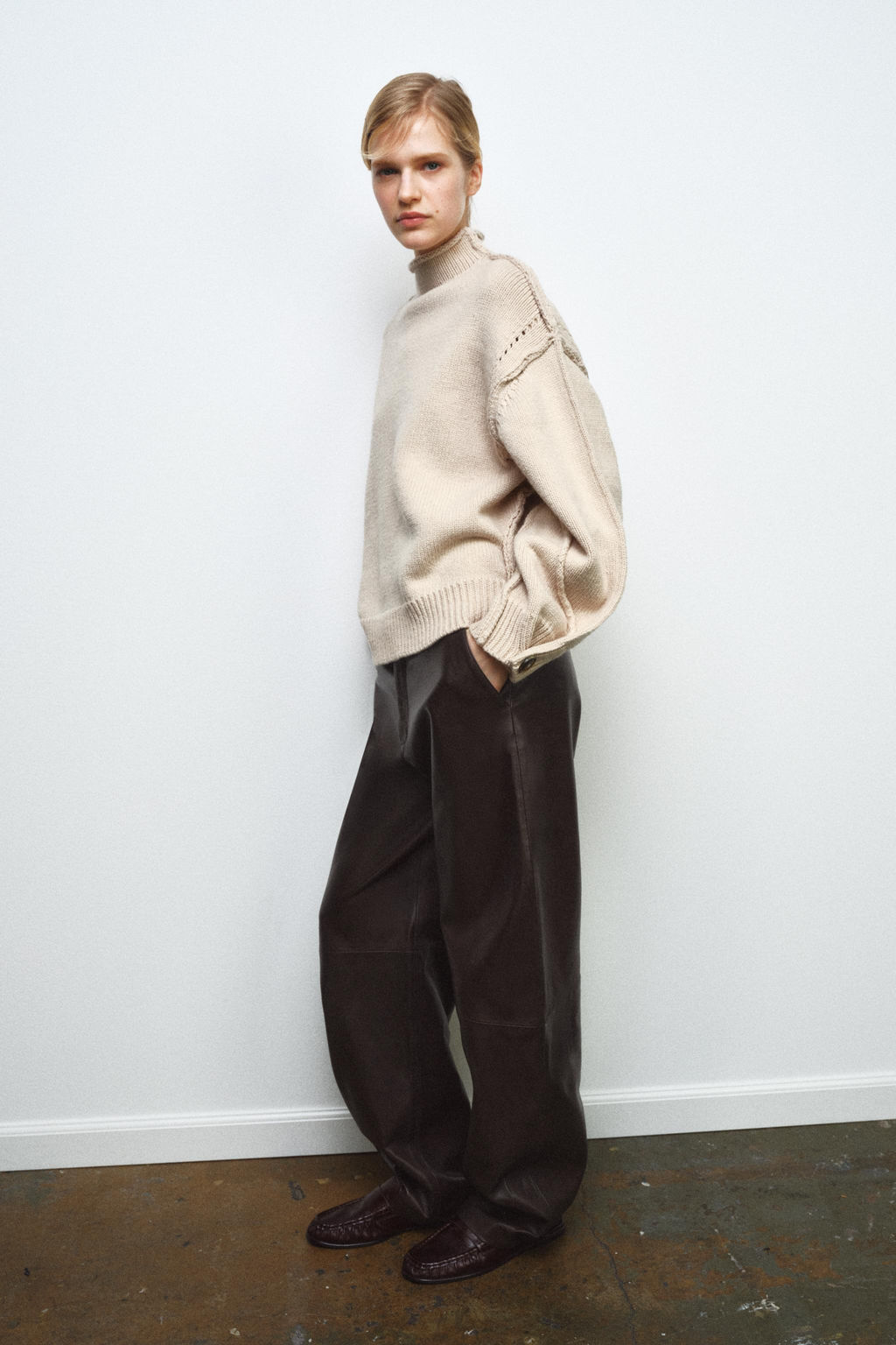 SEAMED KNIT JUMPER - Zara фото 5