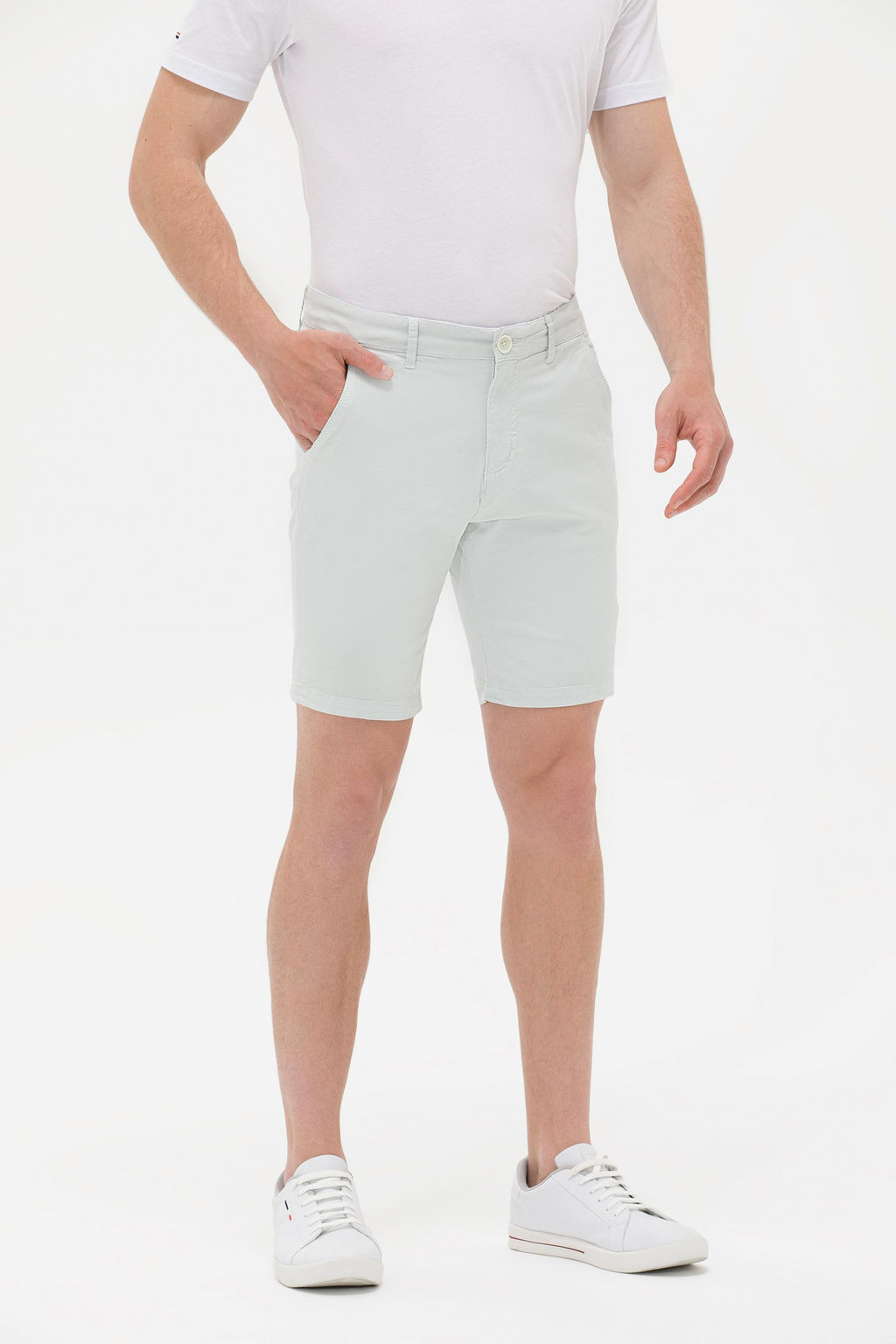 U. S. Polo Assn Мужские тканые шорты цвета морской волны - U.s. polo assn фото 2