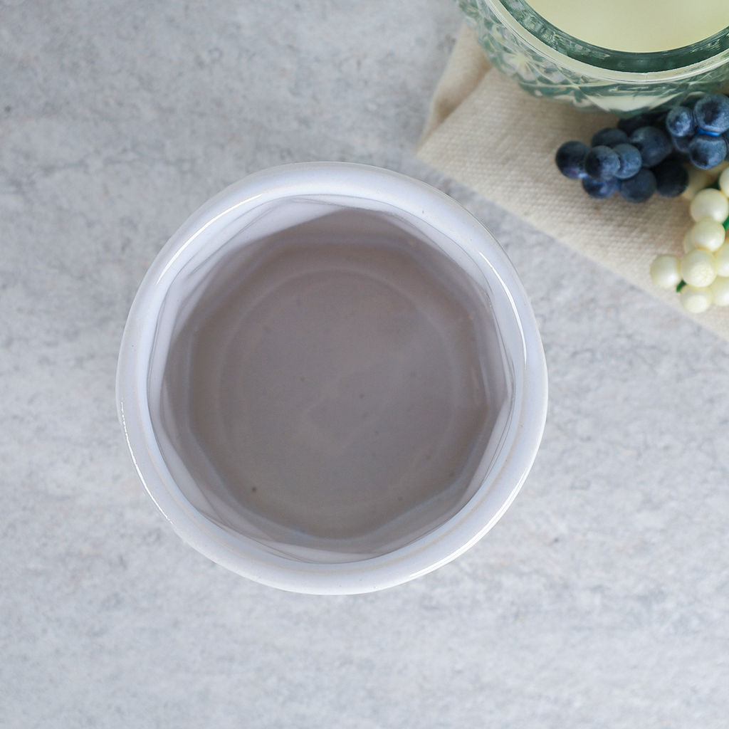 Кашпо 7x8 / 2030W /уп 12/120/белое - Галеонтрейд фото 4