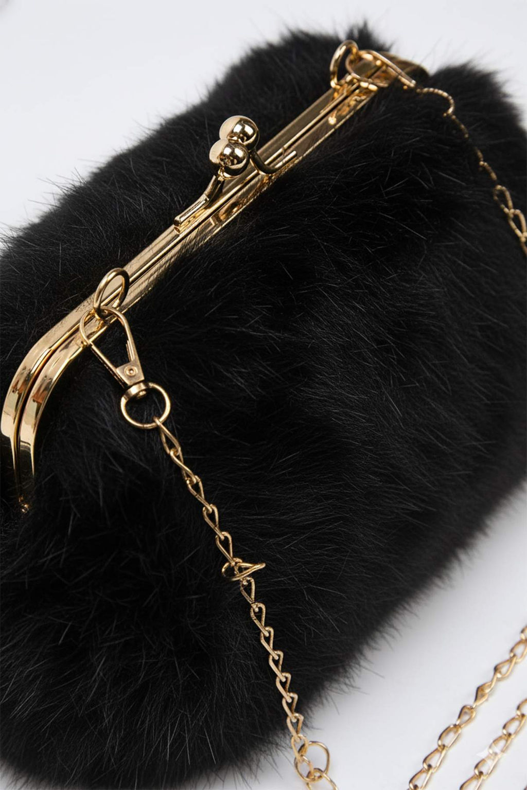 Siyah Zincir Ask?l? Suni Kurk Kad?n Omuz Canta TAKAW26OC00069