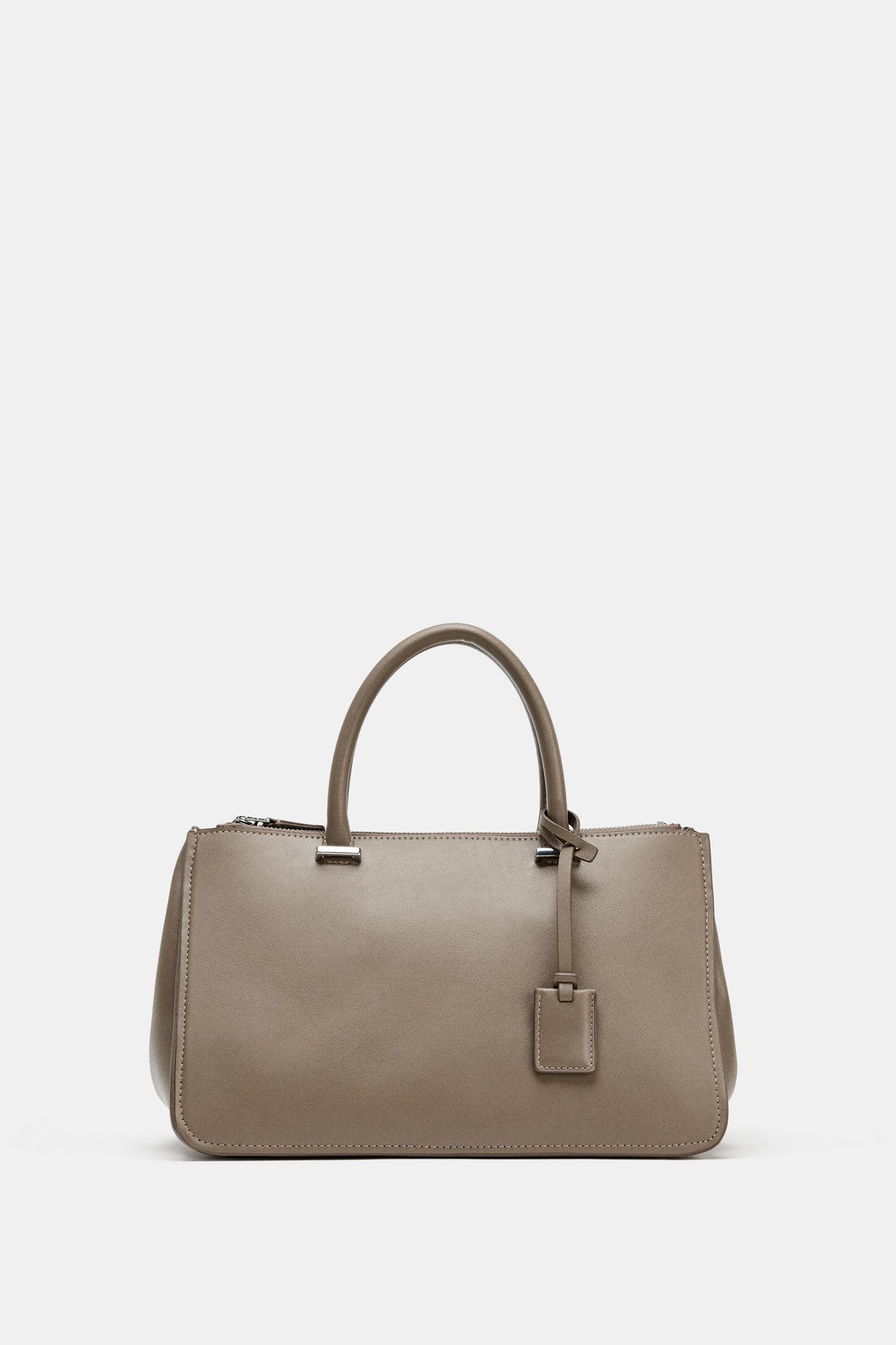 DOUBLE HANDLE CITY BAG - Zara фото 4