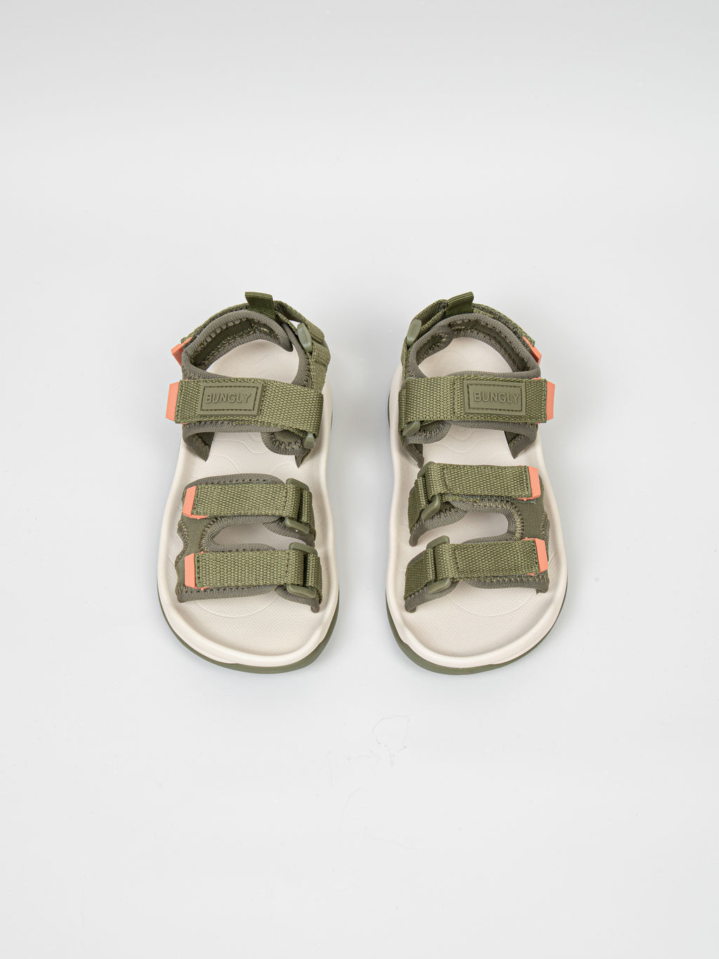 Сандалии "Хаки" на липучке