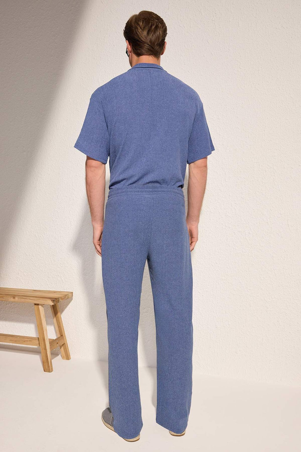 TRENDYOL MAN Mint Wide Leg Dokulu Ac?k Paca Esofman Alt? TMNSS25EA00008 - Trendyolmilla фото 5