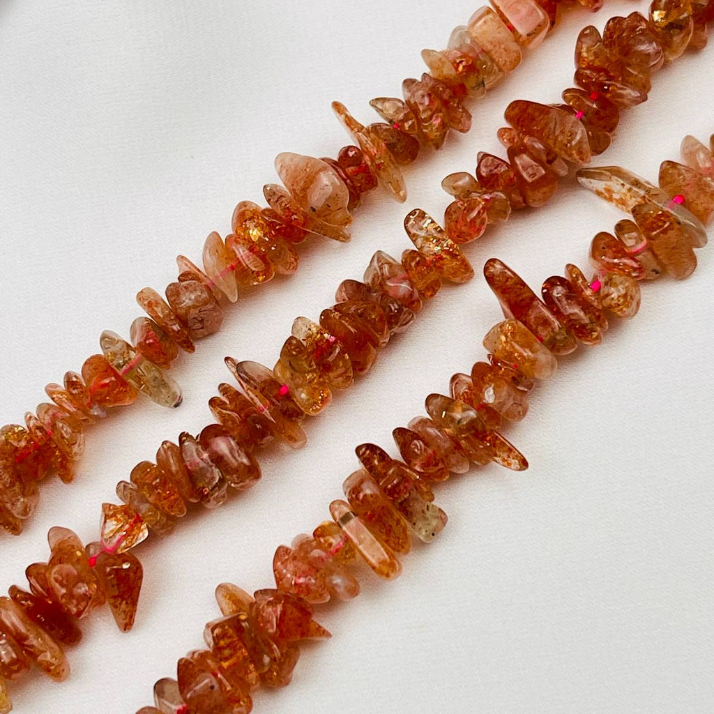 Бусины для украшений из Солнечного камня крошка