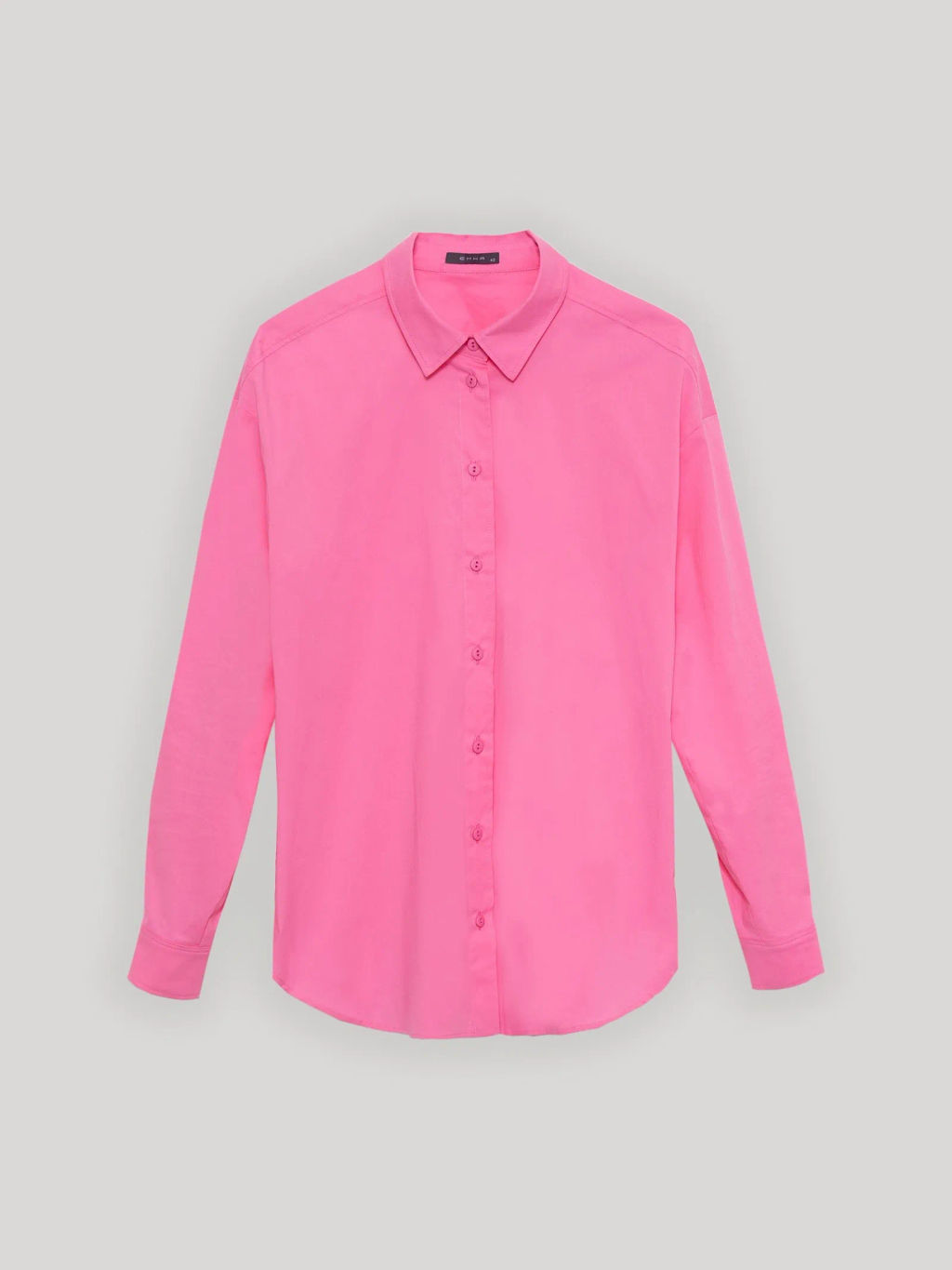 Рубашка однотонная - Emka фото 7