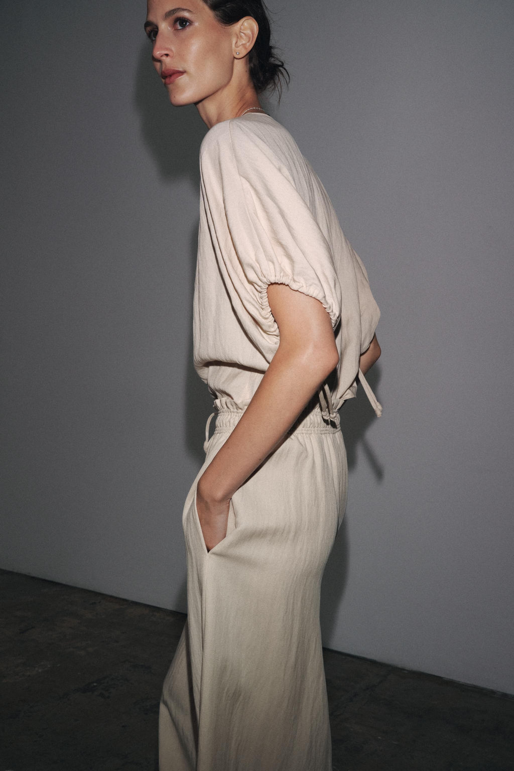 ZW COLLECTION PUFF SLEEVE BLOUSE - Zara фото 5