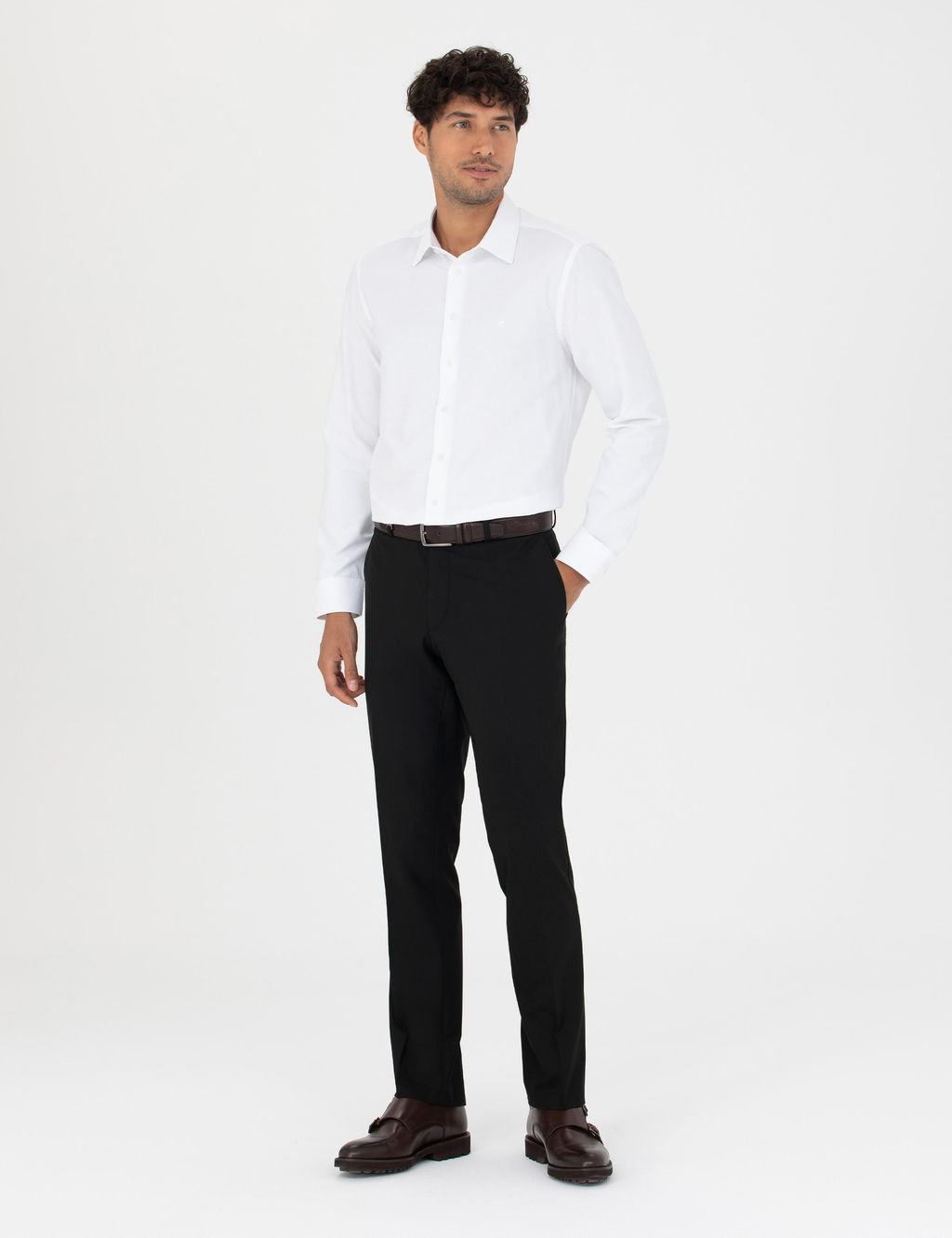 Siyah Slim Fit Kuma_ Pantolon - Pierre cardin фото 3