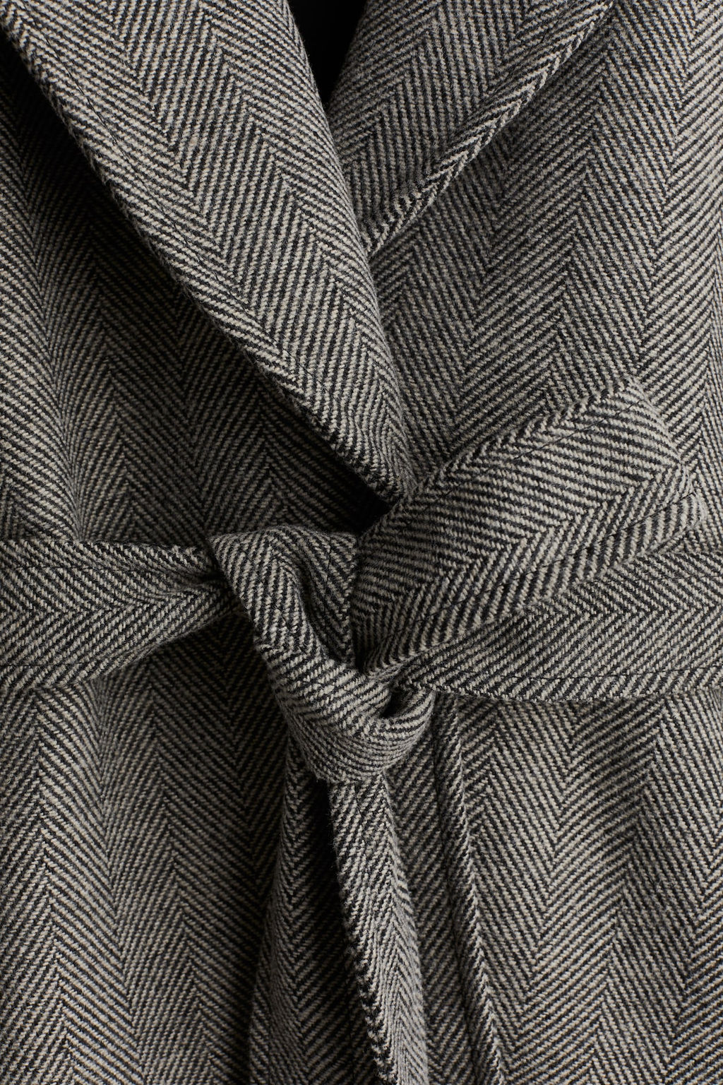 Abrigo de fieltro con cinturon - H&m фото 7