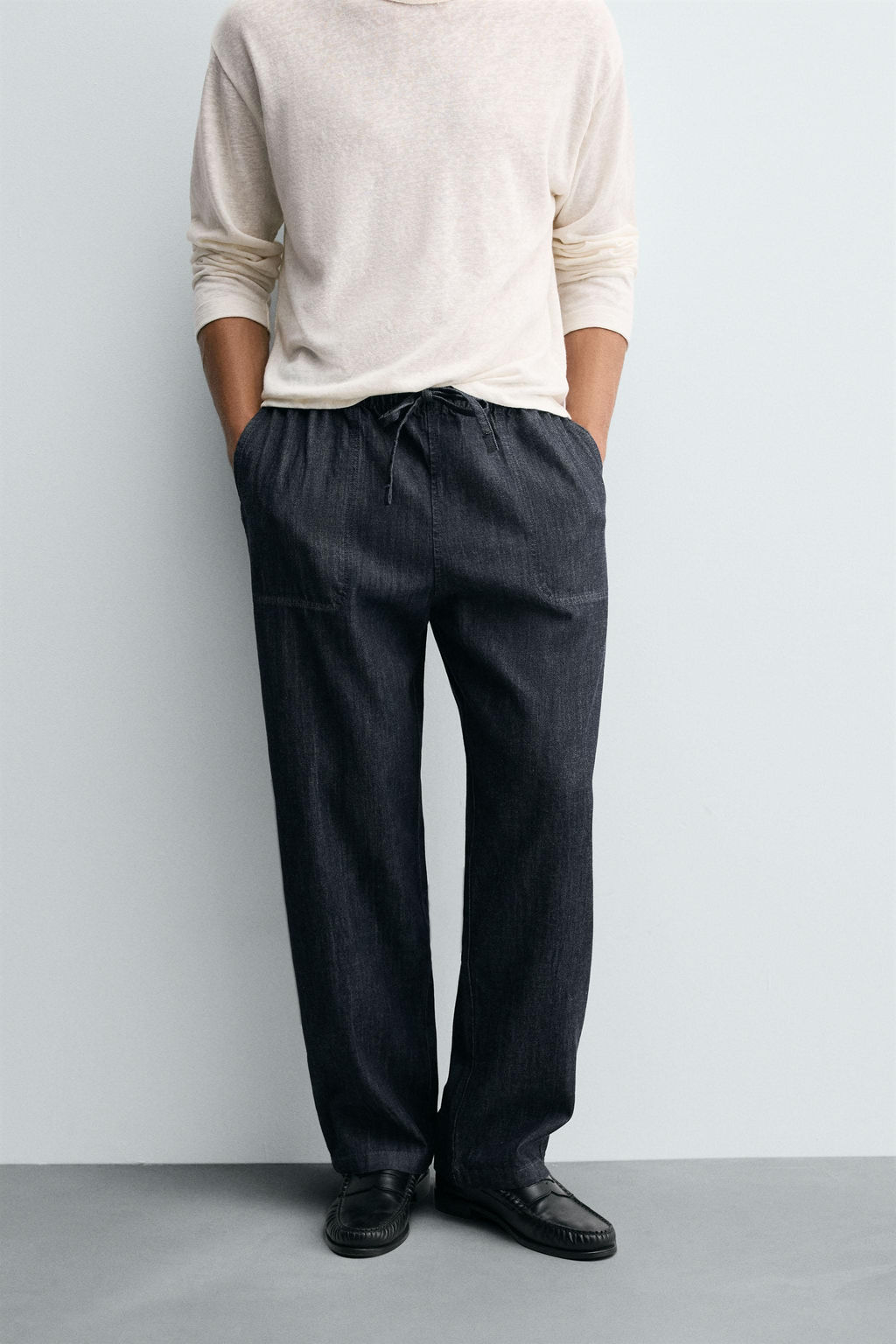 RELAXED FIT JOGGER JEANS - Zara фото 2