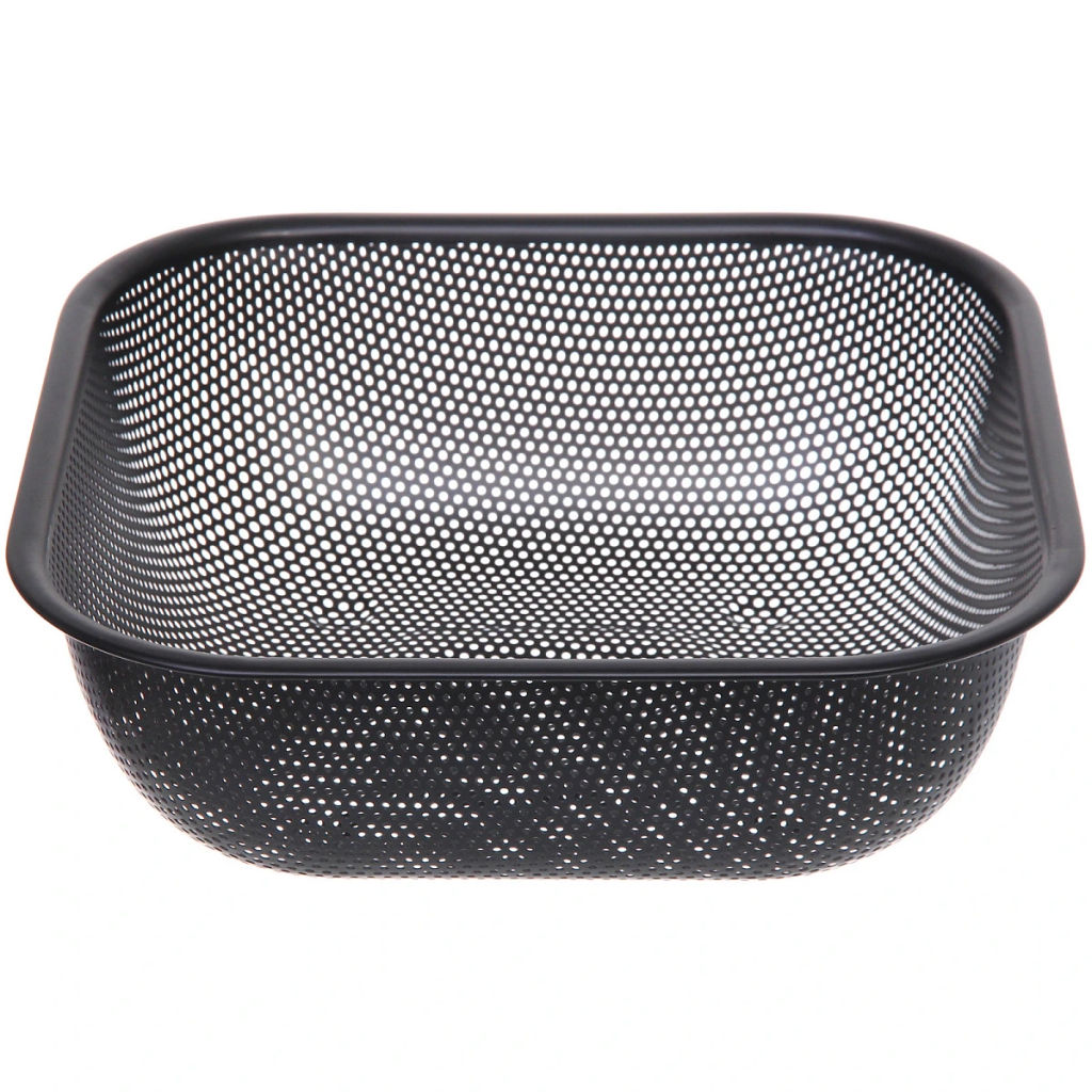Дуршлаг металлический "Black" 22*22см