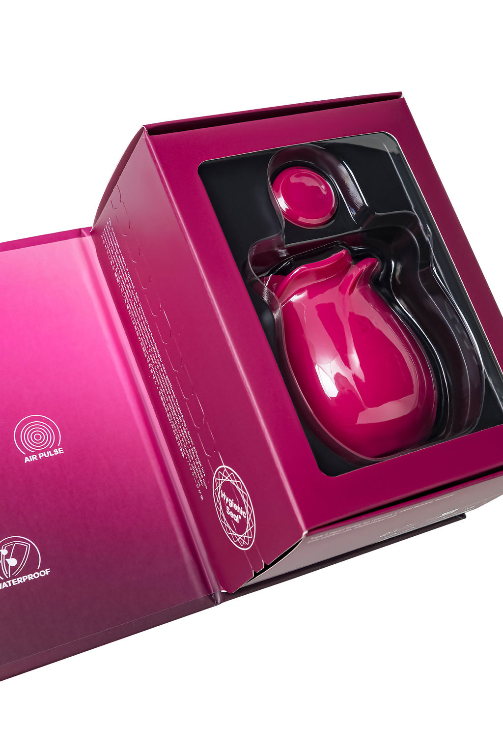 Вакуум-волновой стимулятор клитора Satisfyer Pro 2 Classic Blossom, силикон, бордовый, 6,6 см  фото 13