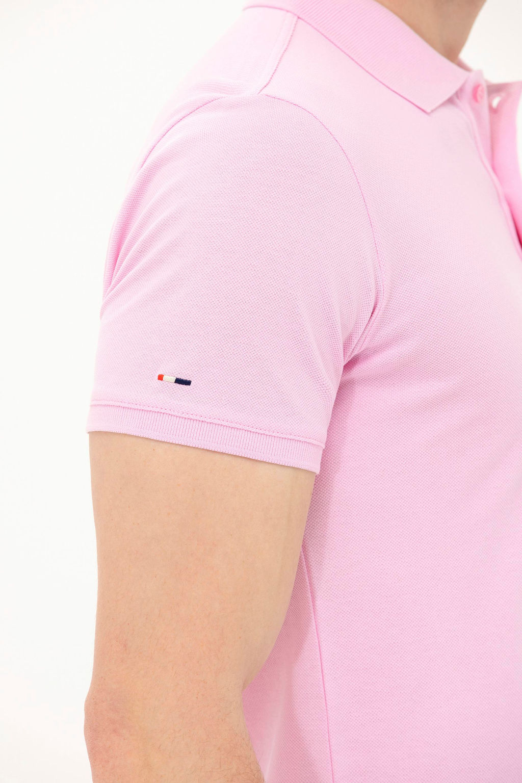 Мужская светло-розовая базовая футболка - U.s. polo assn фото 8