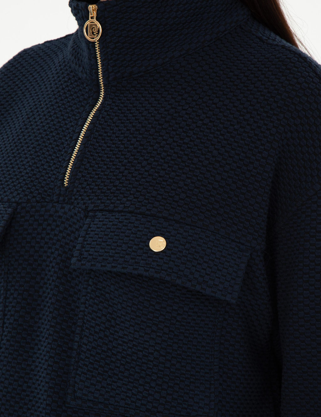 Lacivert Oversize Sweatshirt - Pierre cardin фото 7