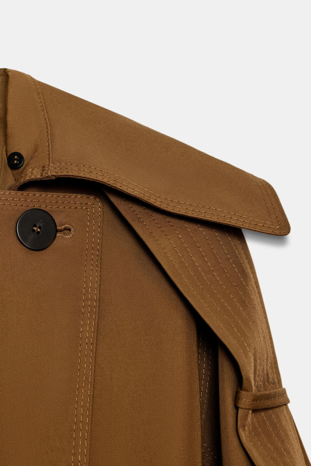 OVERSIZE FAUX FUR COLLAR TRENCH COAT ZW COLLECTION LIMITED EDITION - Zara фото 19