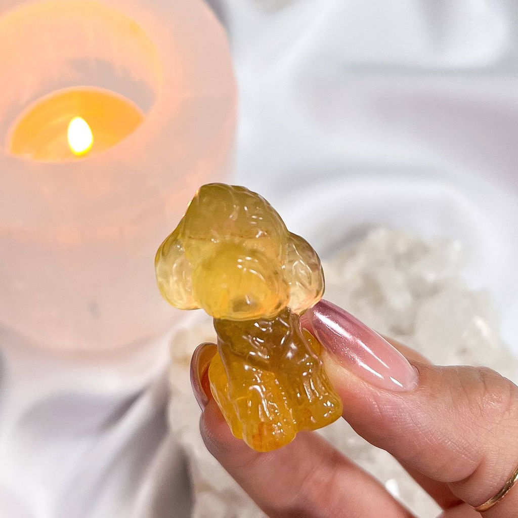 Фигурка резная Болонка из Флюорита - Радуга самоцветов фото 2