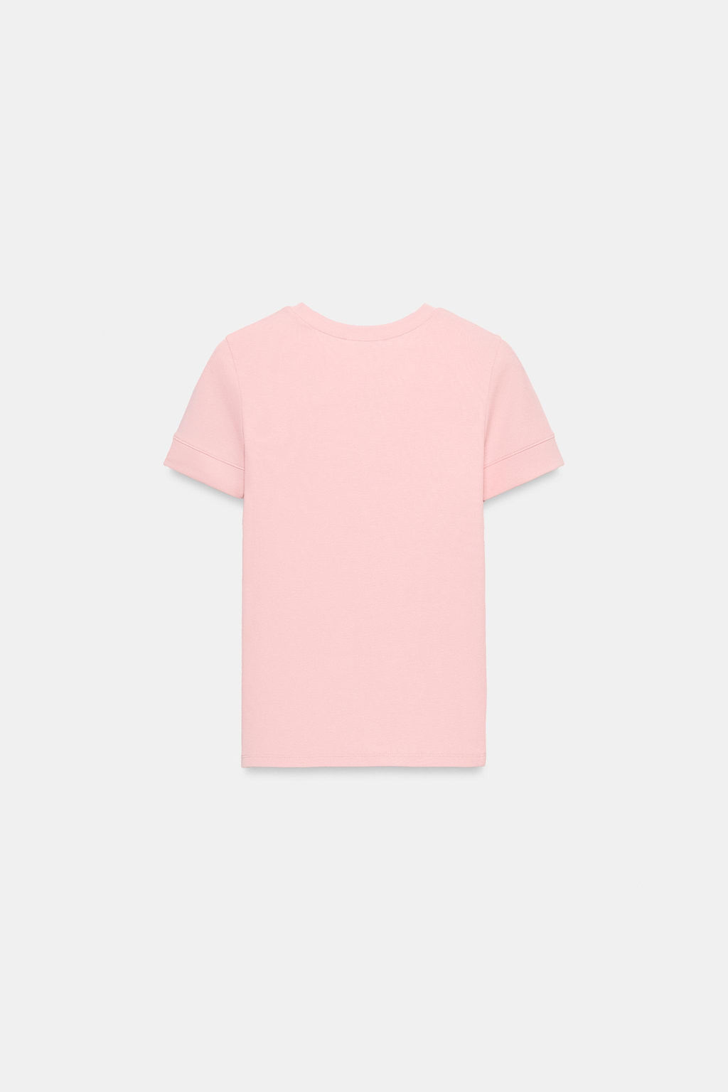 CAMISETA MINIMAL MANGA CORTA / Rosa medio - Zara фото 6