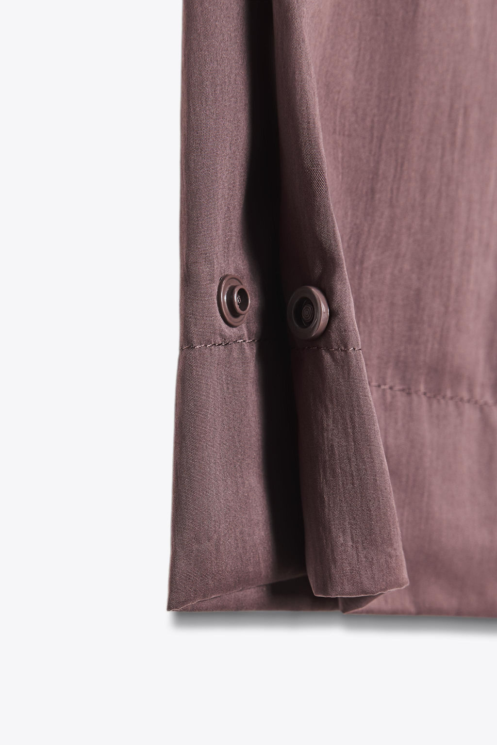 NYLON TROUSERS WITH BUTTONED HEM - Zara фото 8