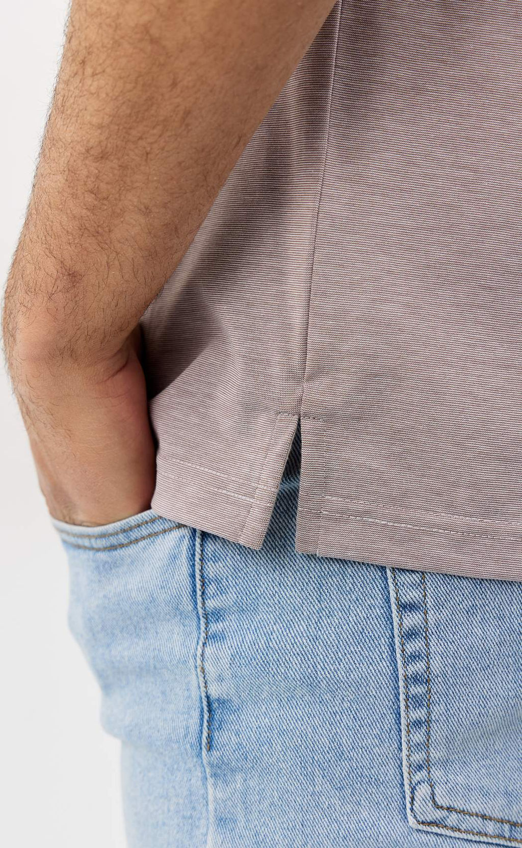 Поло F511-07-820 beige - Fine joyce фото 4