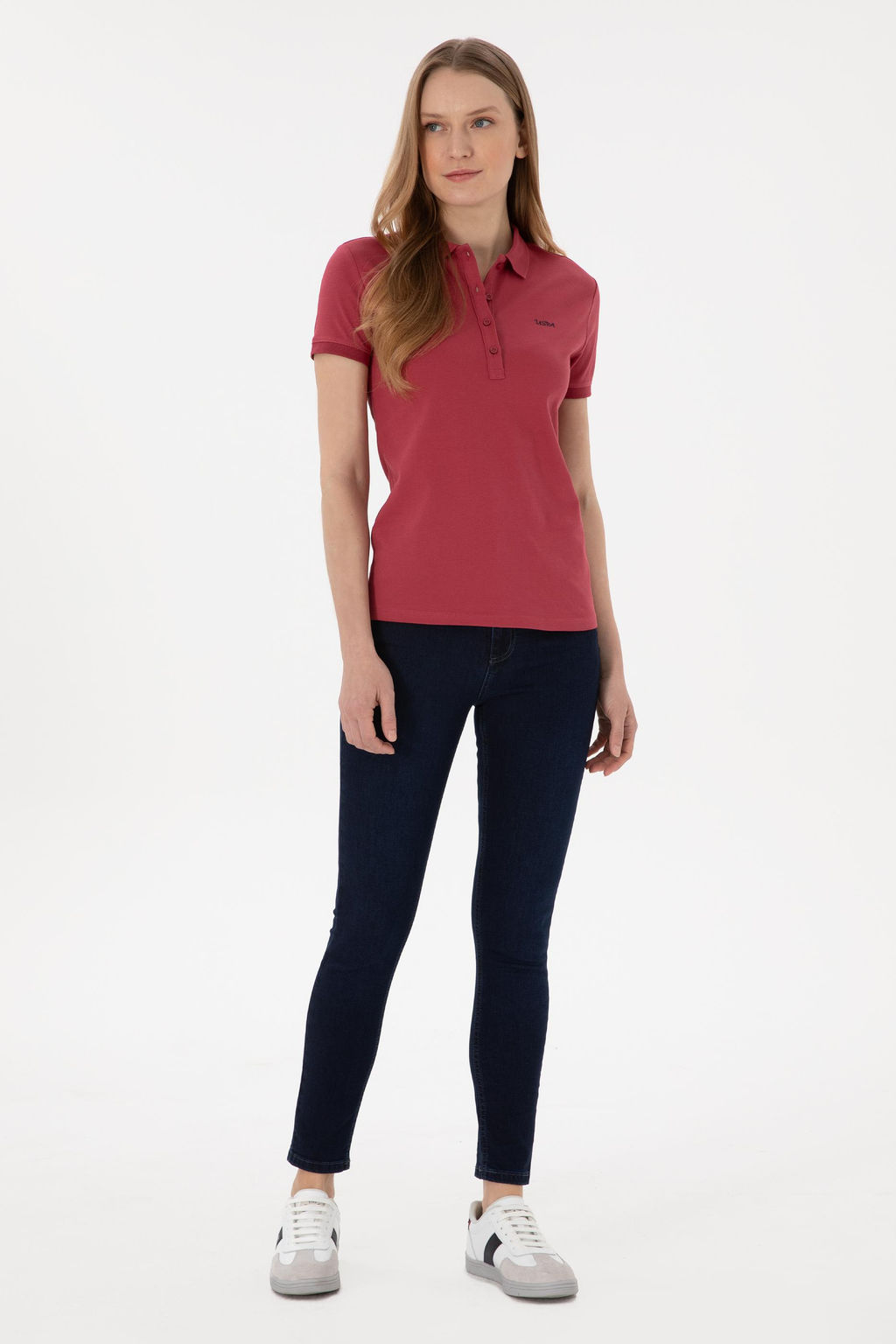 Kad_n Vi_ne Basic Polo Yaka Ti__rt Sepette S_rpriz _ndirim - U.s. polo assn фото 4