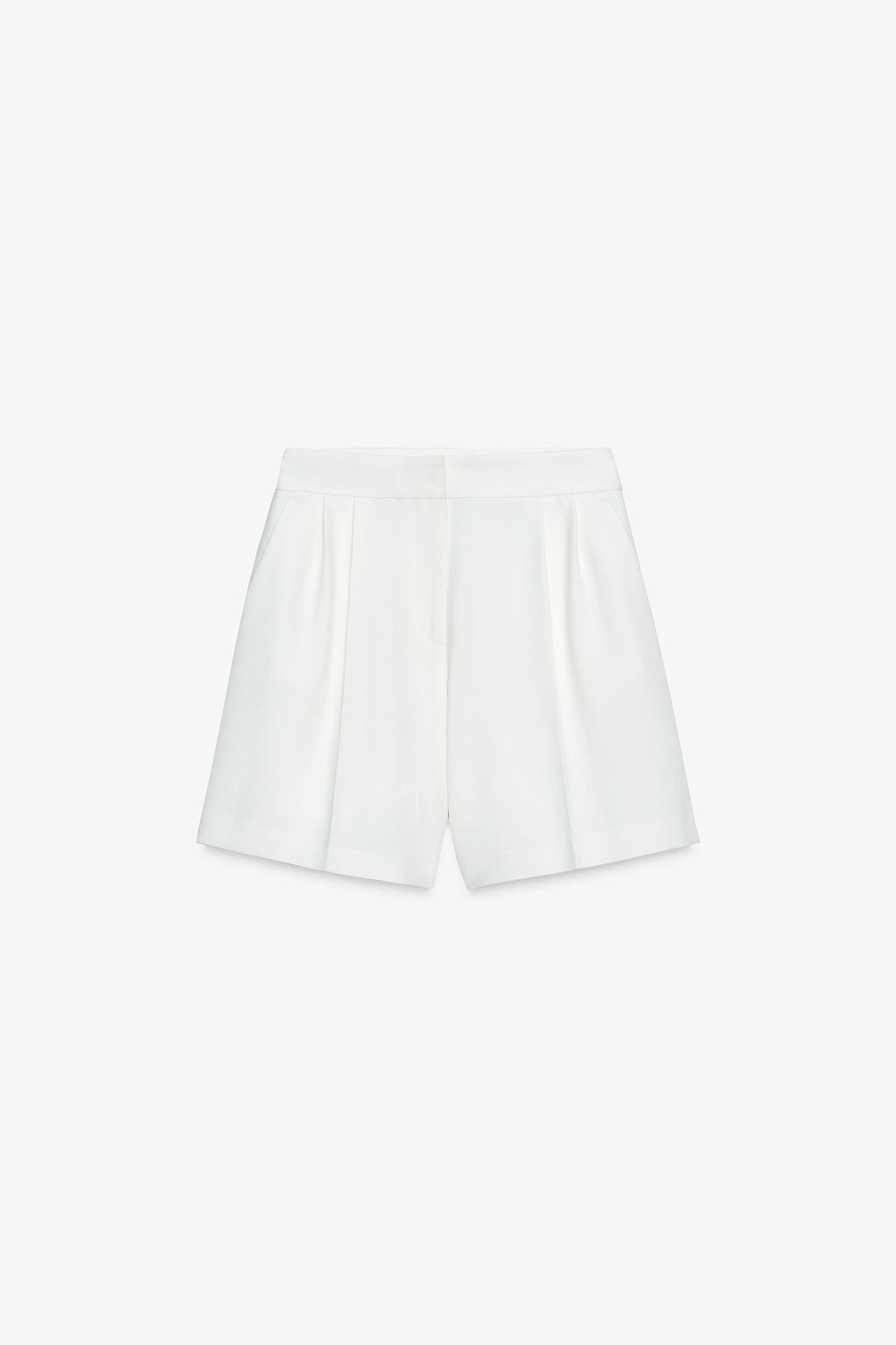 HIGH-WAIST BERMUDA SHORTS WITH DARTS - Zara фото 3