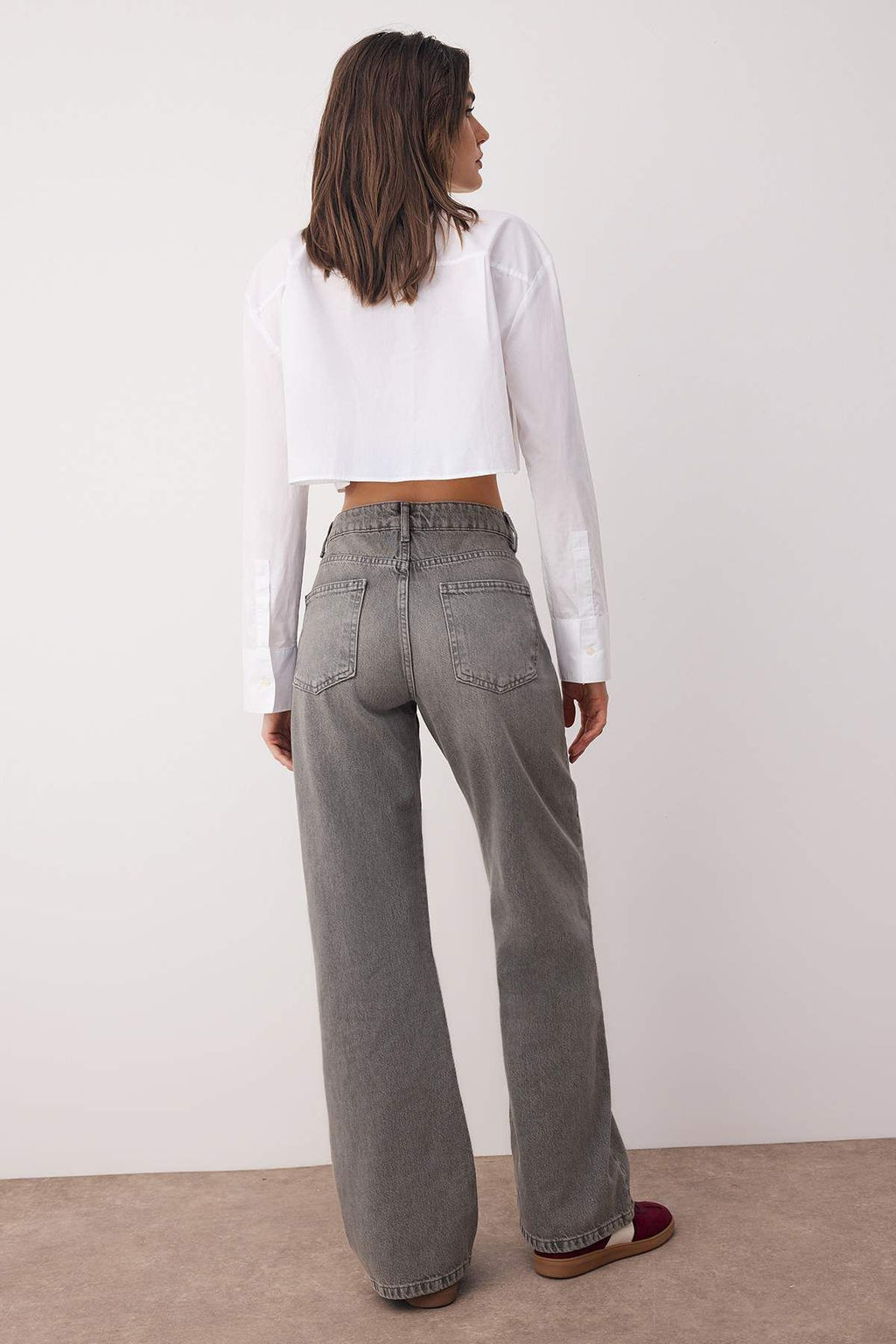 Mavi Yuksek Bel Bel Wide Leg Jeans TWOAW26JE00079 - Trendyolmilla фото 16