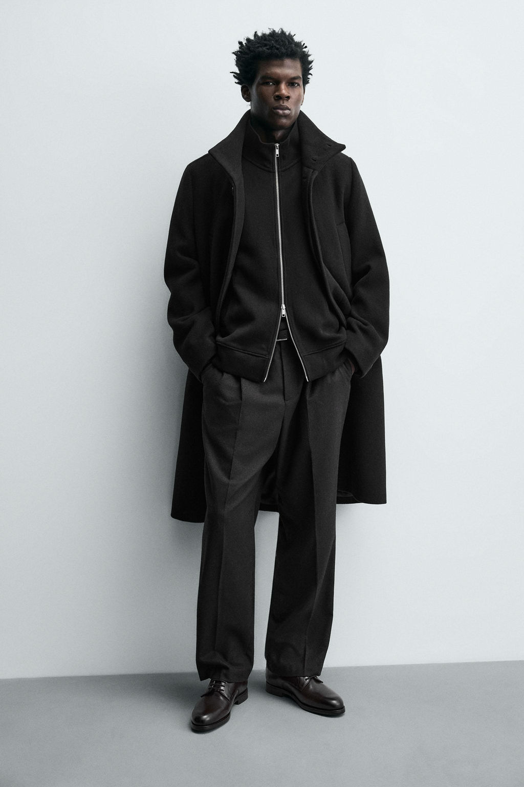 ZAPATO PIEL VESTIR / Marr?n oscuro - Zara фото 2