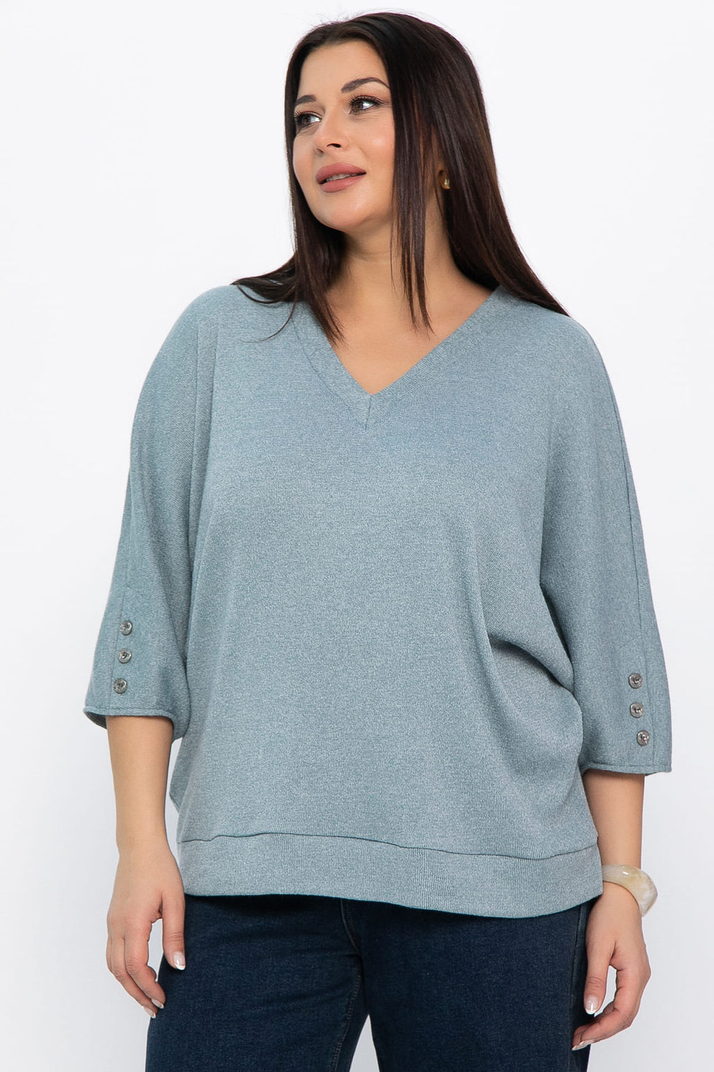 Блуза Вэнсдей (ментоловая) Б14823-4М