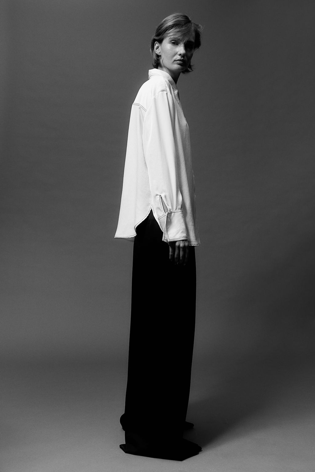 Camisa con costuras a contraste - H&m фото 4