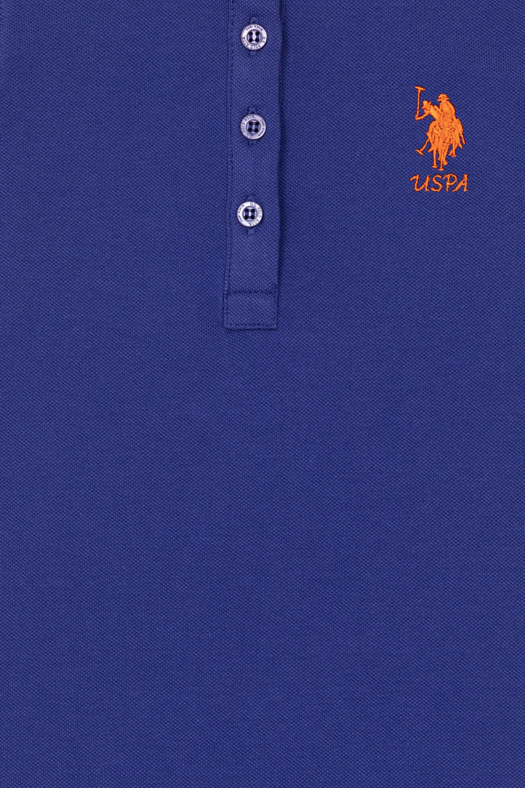 Синее вязаное платье для девочки - U.s. polo assn фото 3