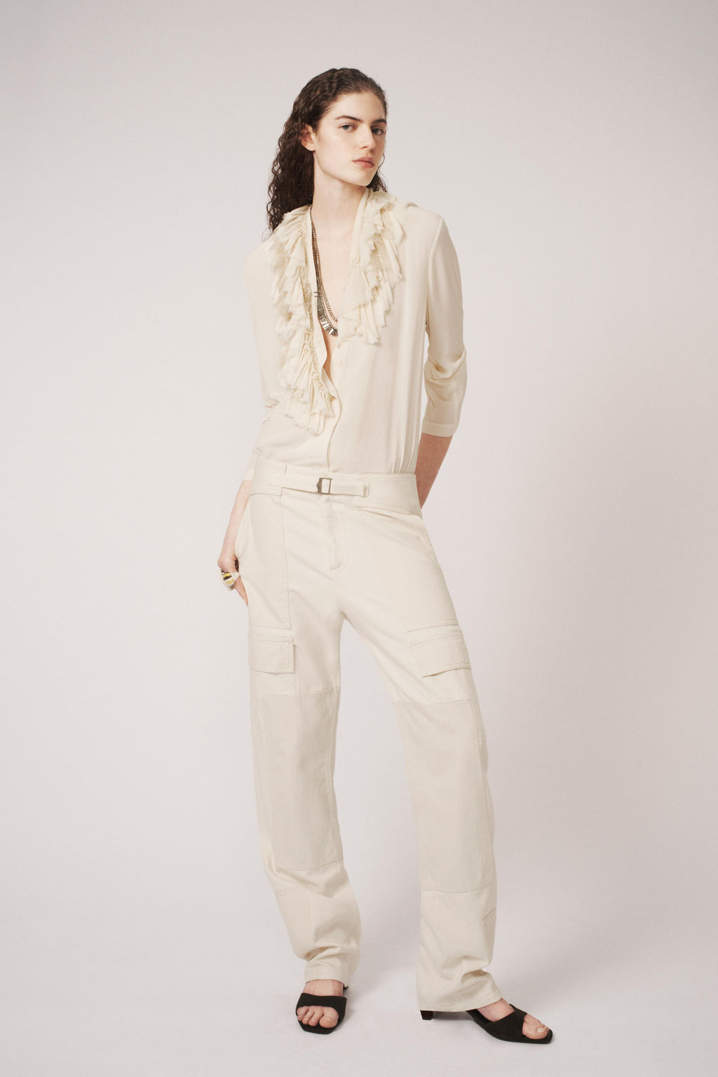 PANTAL?N PATCHWORK - THE ITEM ZARA WOMAN / Crudo  фото 5