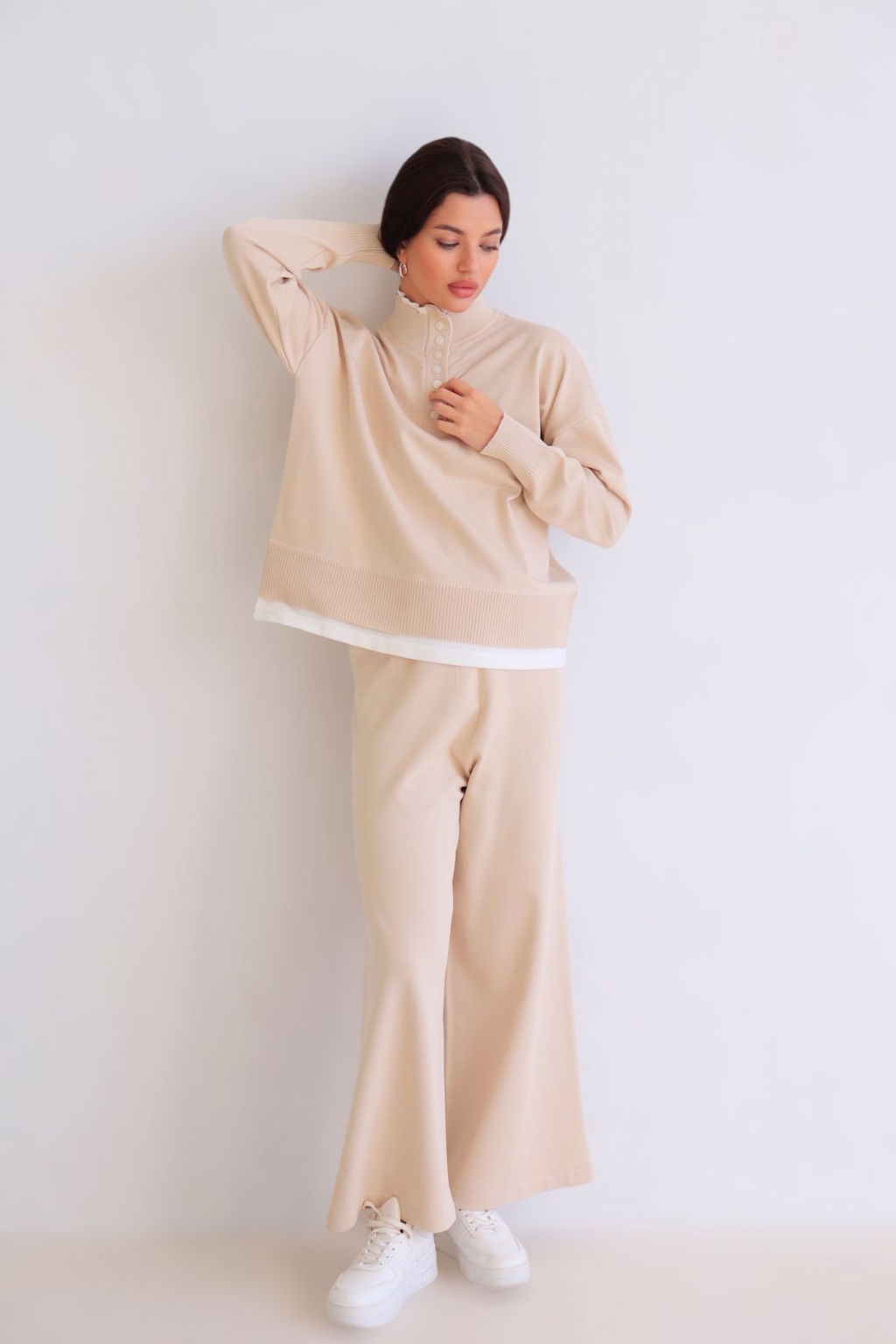 Martichelli Костюм вязаный бежевый фото 5