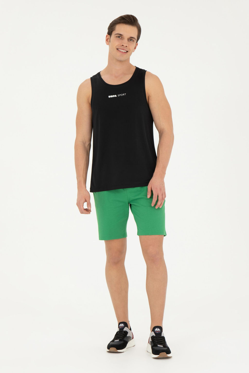 Мужские зеленые трикотажные шорты - U.s. polo assn фото 10