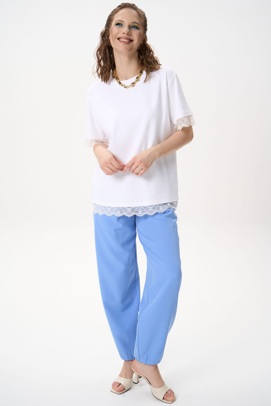 Футболка Бэль (белый) - Эльза фото 6