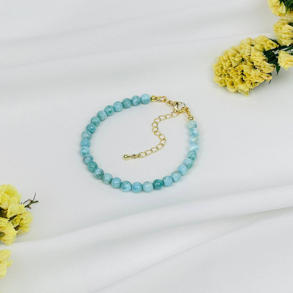 Браслет из Ларимара 17,5 см +