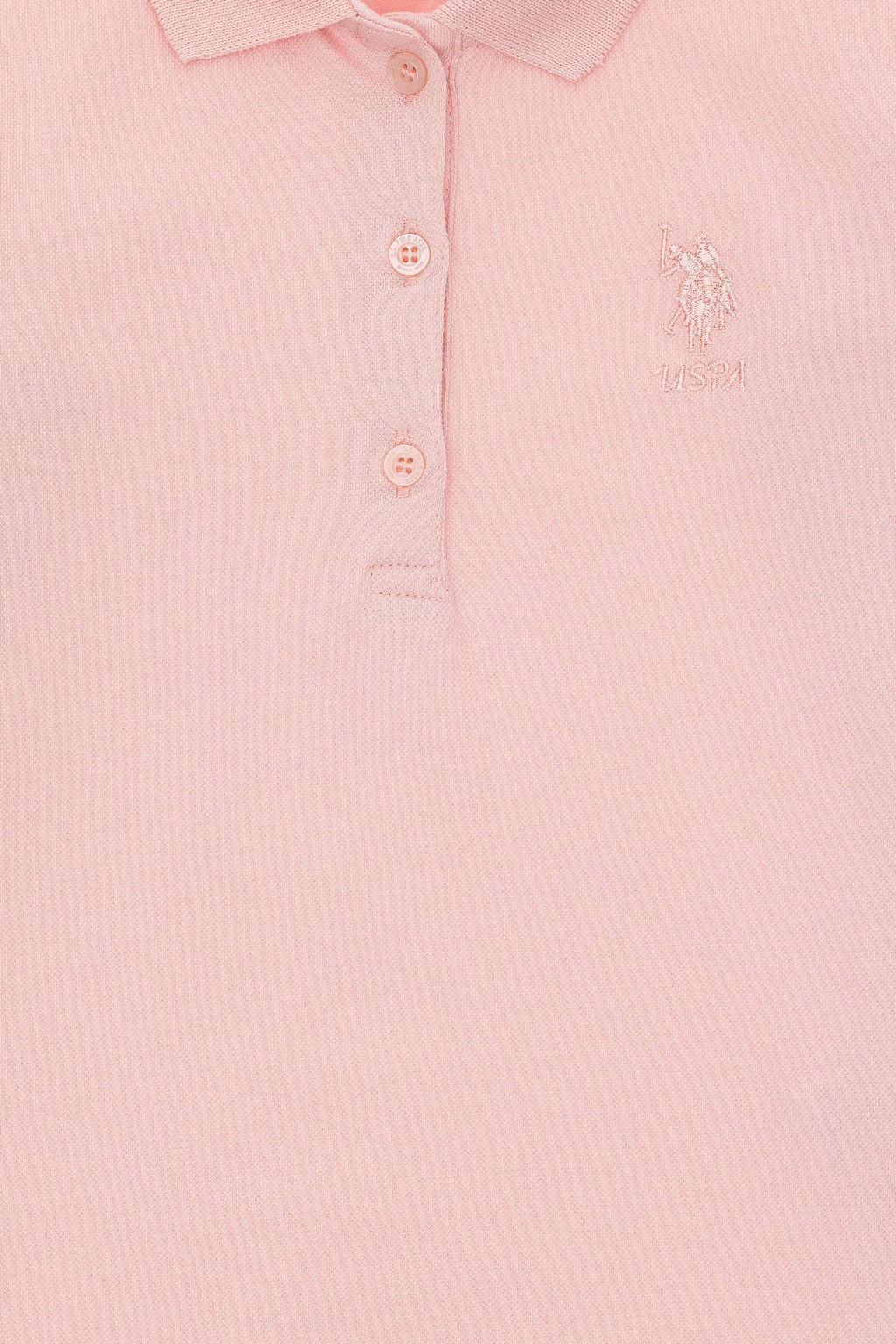 Базовый свитшот пыльно-розового цвета для девочек - U.s. polo assn фото 3