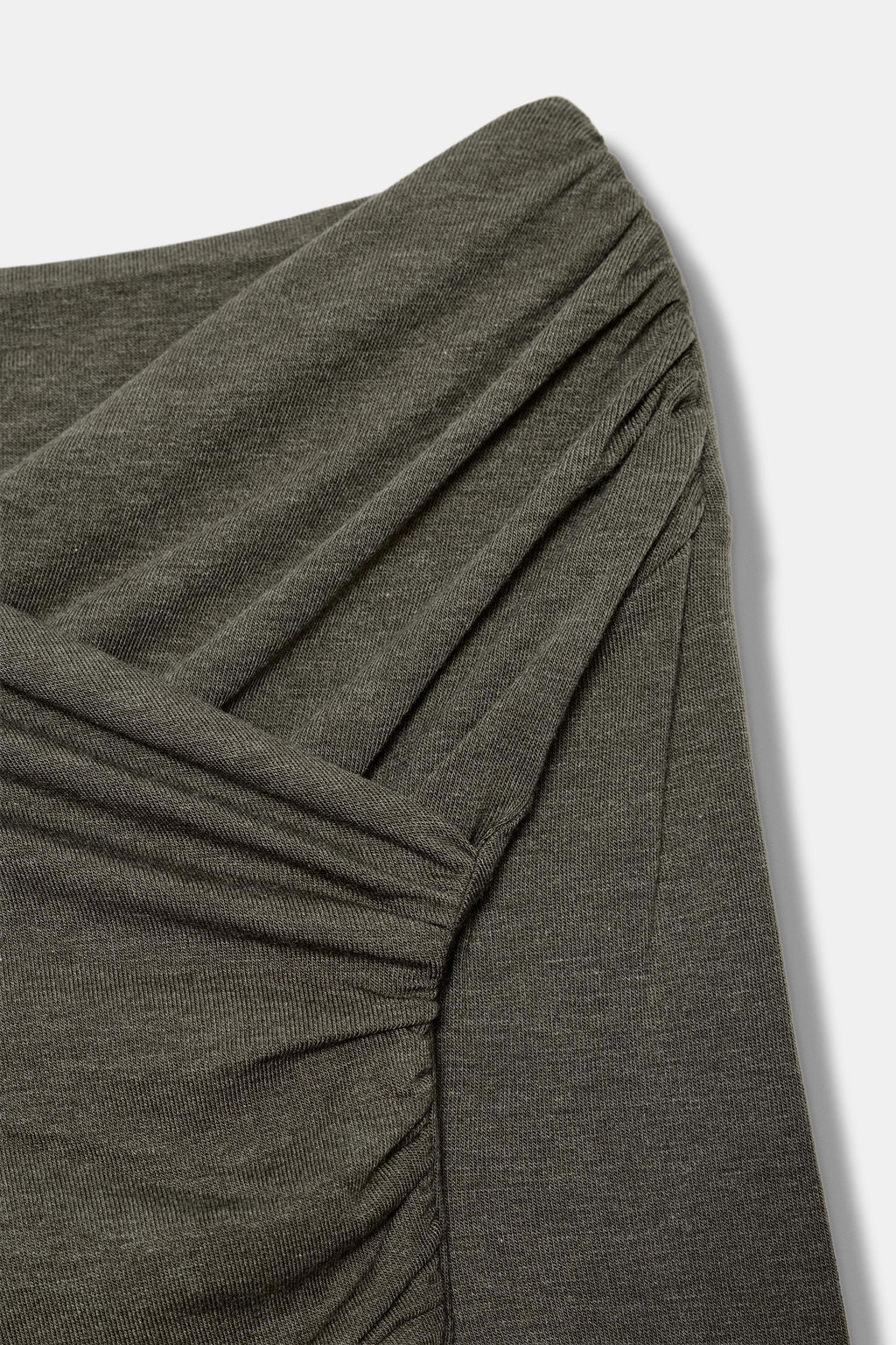 DRAPED SURPLICE NECKLINE TOP - Zara фото 16