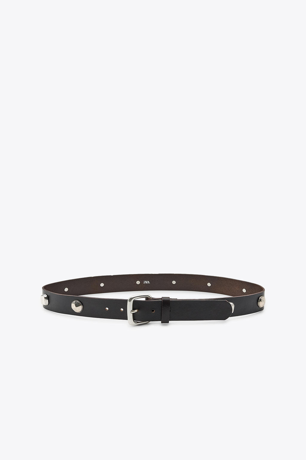 STUDDED LEATHER BELT - Zara фото 5