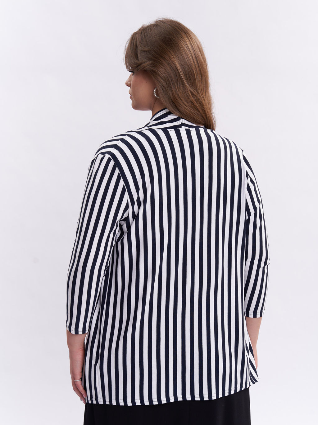 Кардиган без пуговиц KA31807STR02