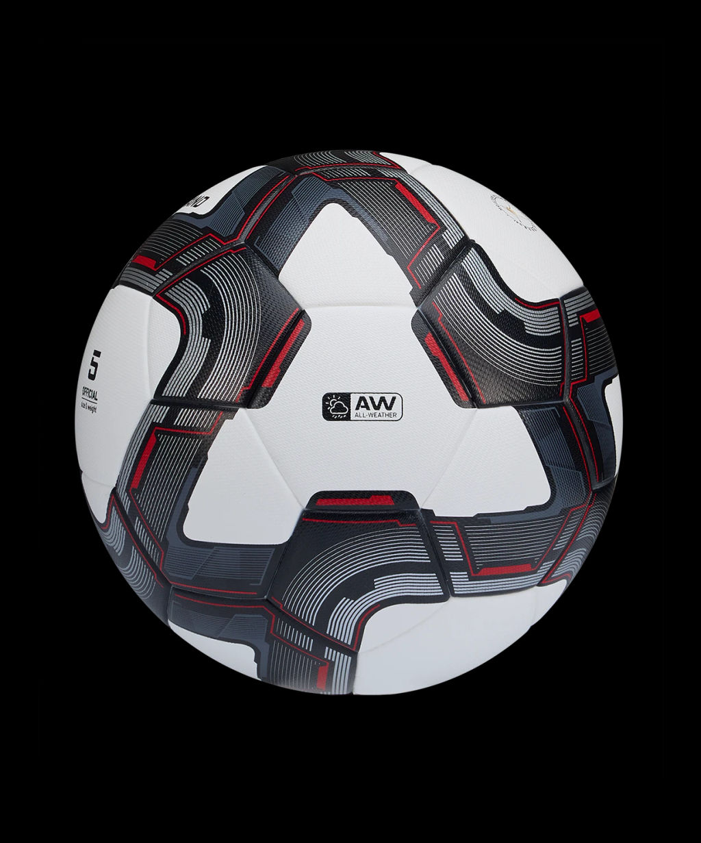 Мяч футбольный JOGEL Grand №5, белый  фото 6