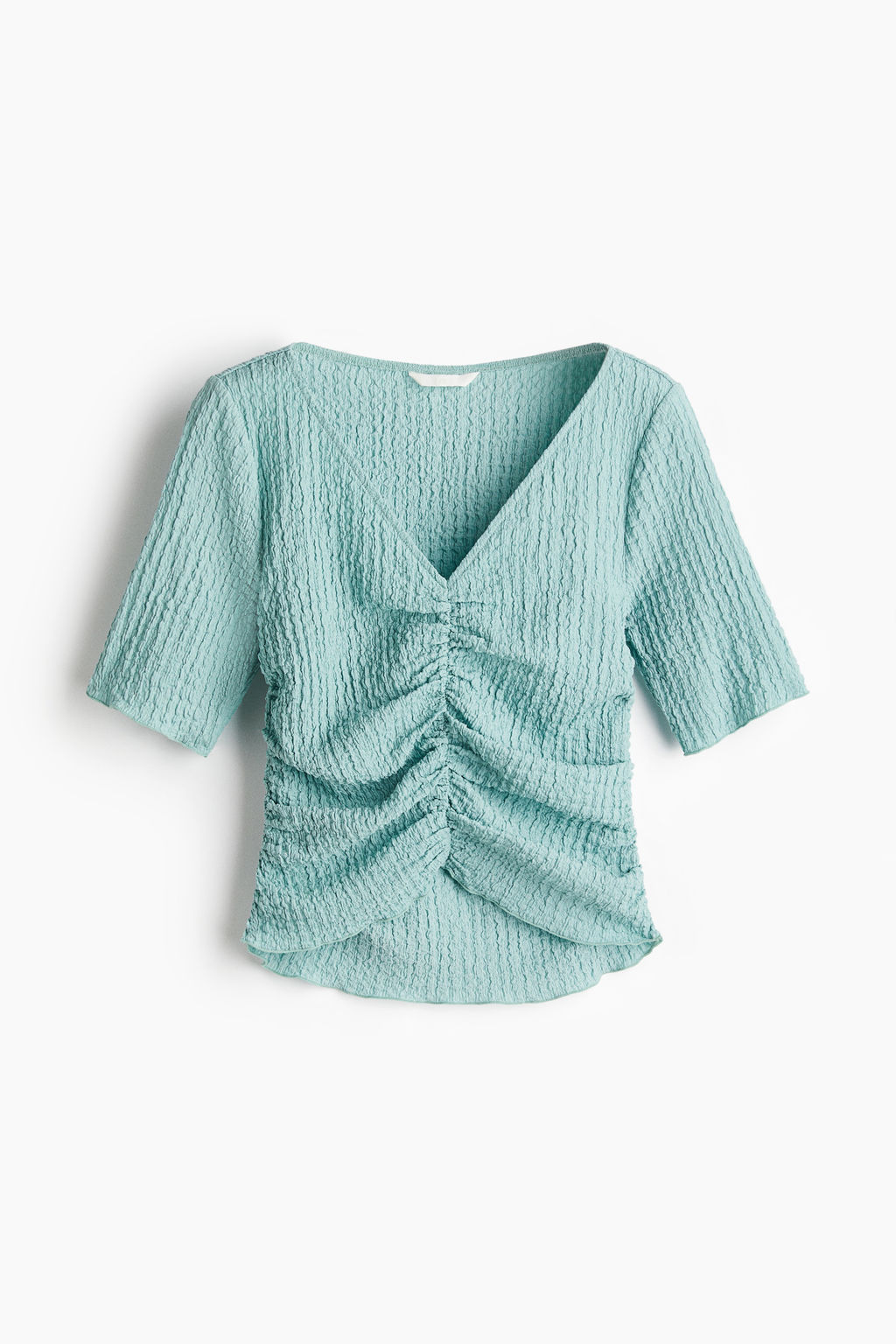 Top drapeado con textura - H&m фото 6