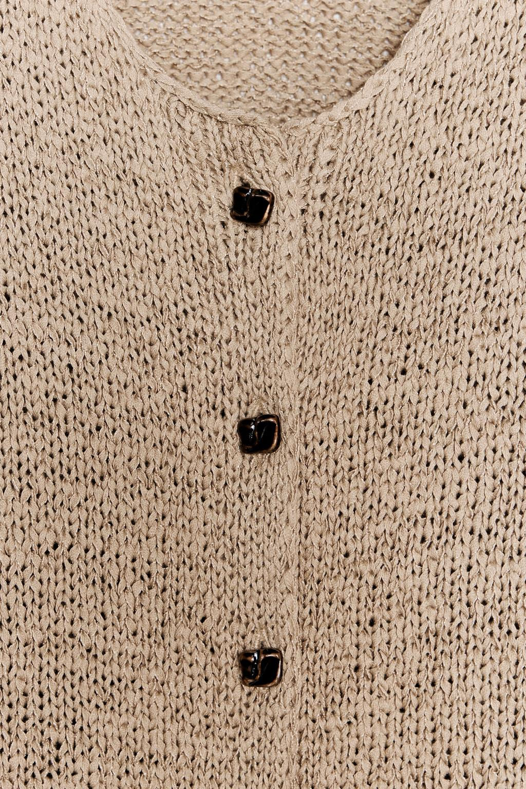 RUSTIC KNIT CARDIGAN - Zara фото 8