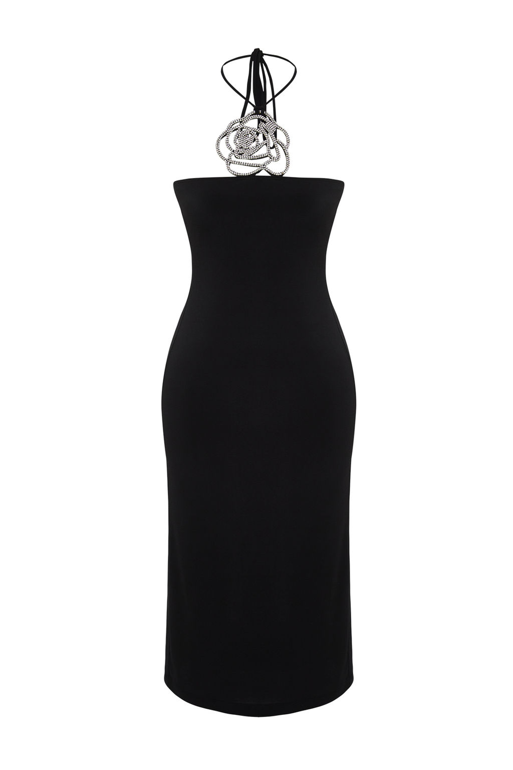 Siyah Astarl? Parlak Tas Aksesuarl? Orme S?k Abiye Elbise TPRSS24EL00198 - Trendyolmilla фото 7