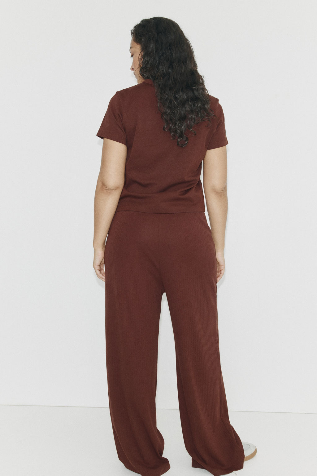 Pantal?n de canal? con cord?n de ajuste - H&m фото 10