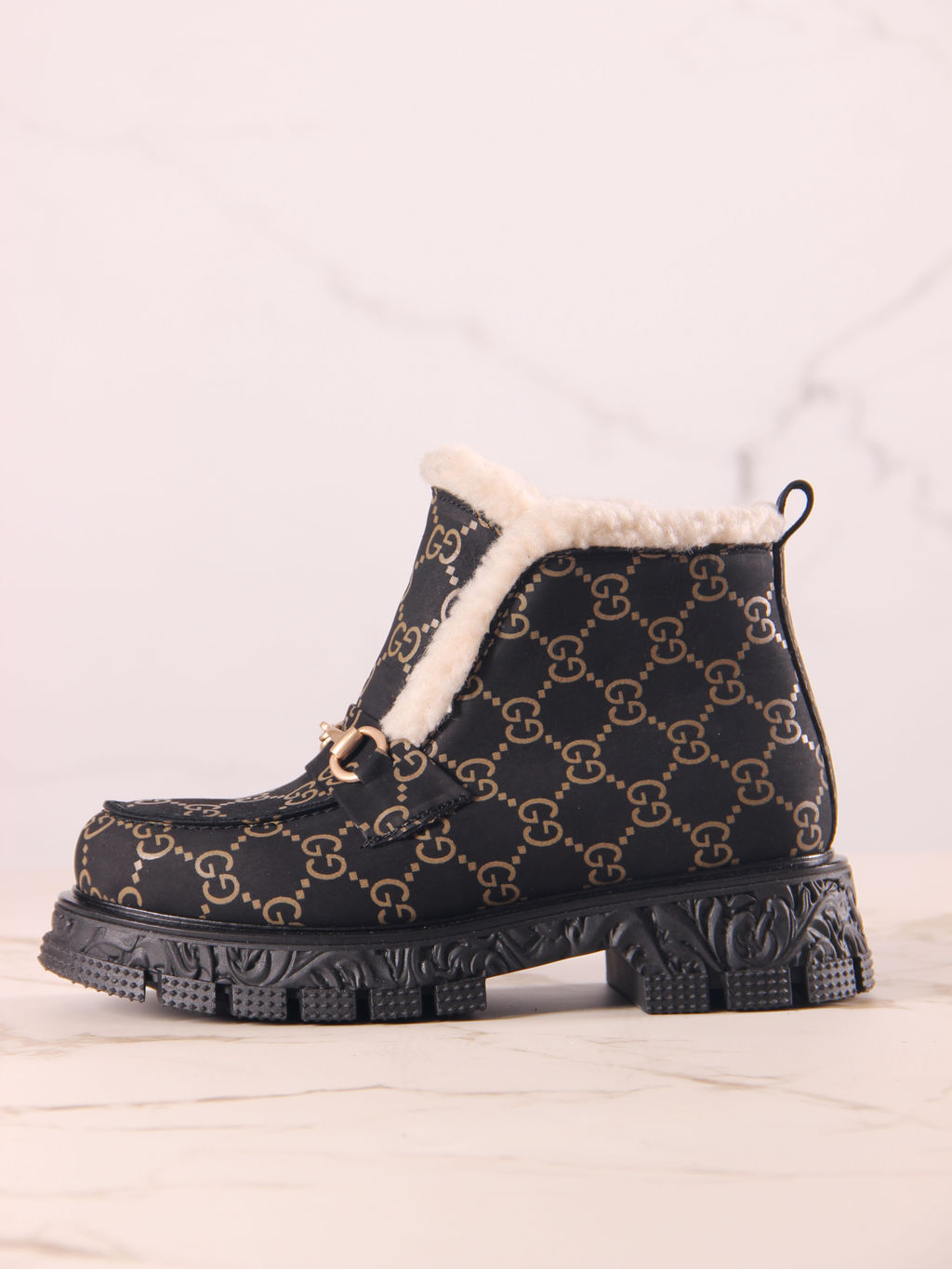 Ботинки EDART 307. PODYUM141 bl. черный гуччи/шерсть - Ed'art фото 16